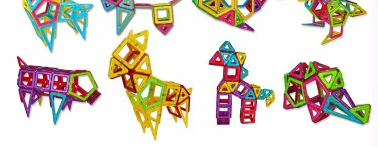 Забавный магнитный игрушки DIY магнитных блоков здания Toys152 шт Building Block 3D блоки DIY игрушки развивающие модели здания Наборы