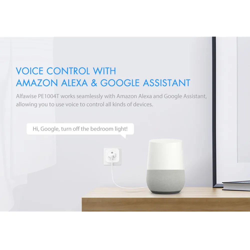 Alfawise PE1004T Smart Plug Mini Wifi 