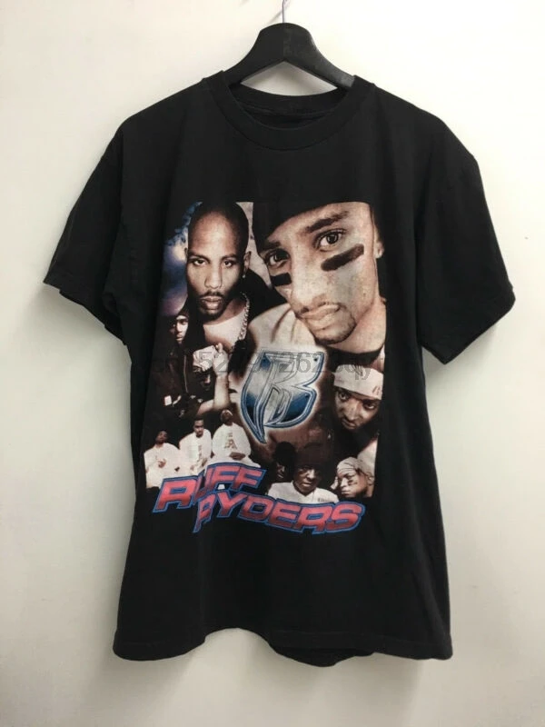 

VTG 90s RUFF RYDERS DMX T-SHIRT RAP TEE HIP HOP BOOTLEG usa reprint