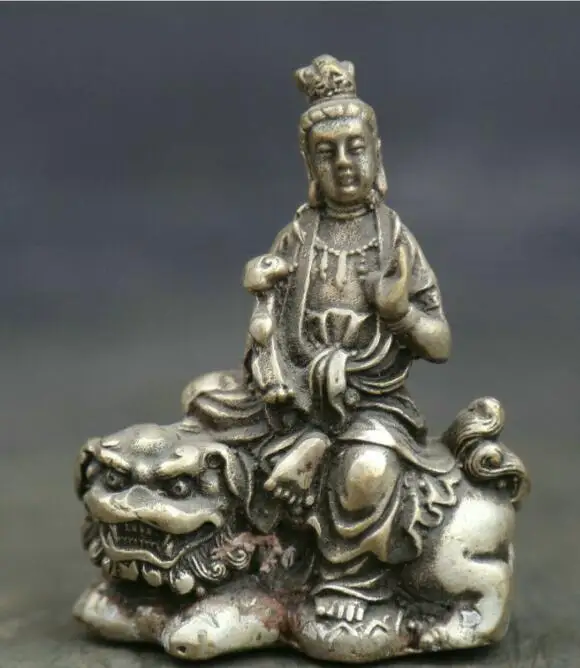 2 8 &quotКитайский тибетский буддизм Paktong Wenshu Kwan-yin Guan Yin Hold статуя Ruyi | Дом и сад