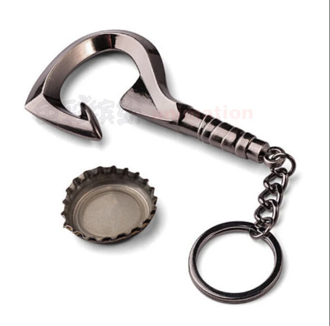 

Game Dota 2 Keychain Pudge's Meat Hook Weapon Model Keychain dota2 Key ring bottle opener