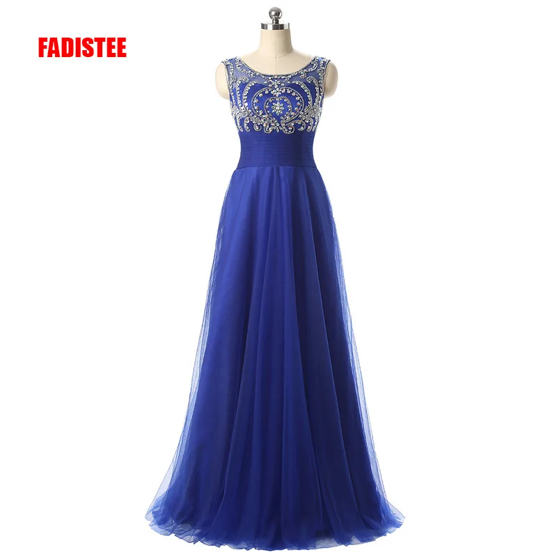 

FADISTEE New arrival prom party Dresses Vestido de Festa dress long style luxury crystal beading elegant evening frock dress