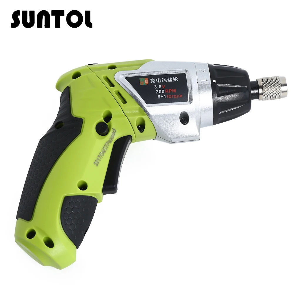 

SUNTOL 3.6V EU Electric Drill Lithium-ion Battery Household Screwdriver Electric Tool Multifunction Hand Drill Dremel Tools