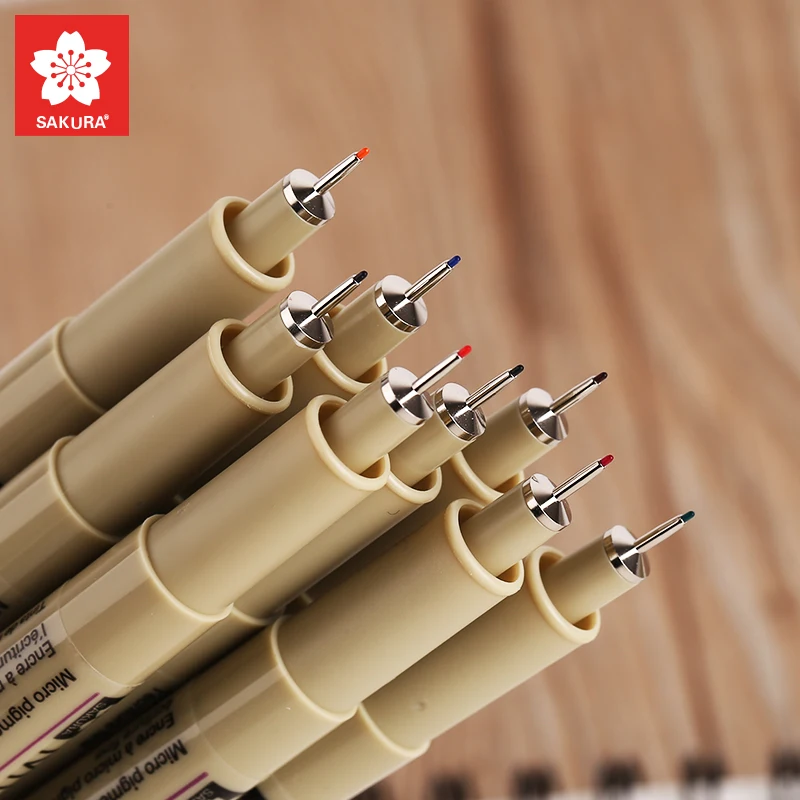 SAKURA Micron Pen 0 25 мм 45 1 шт. фломастеры акварельные маркеры для профессионального