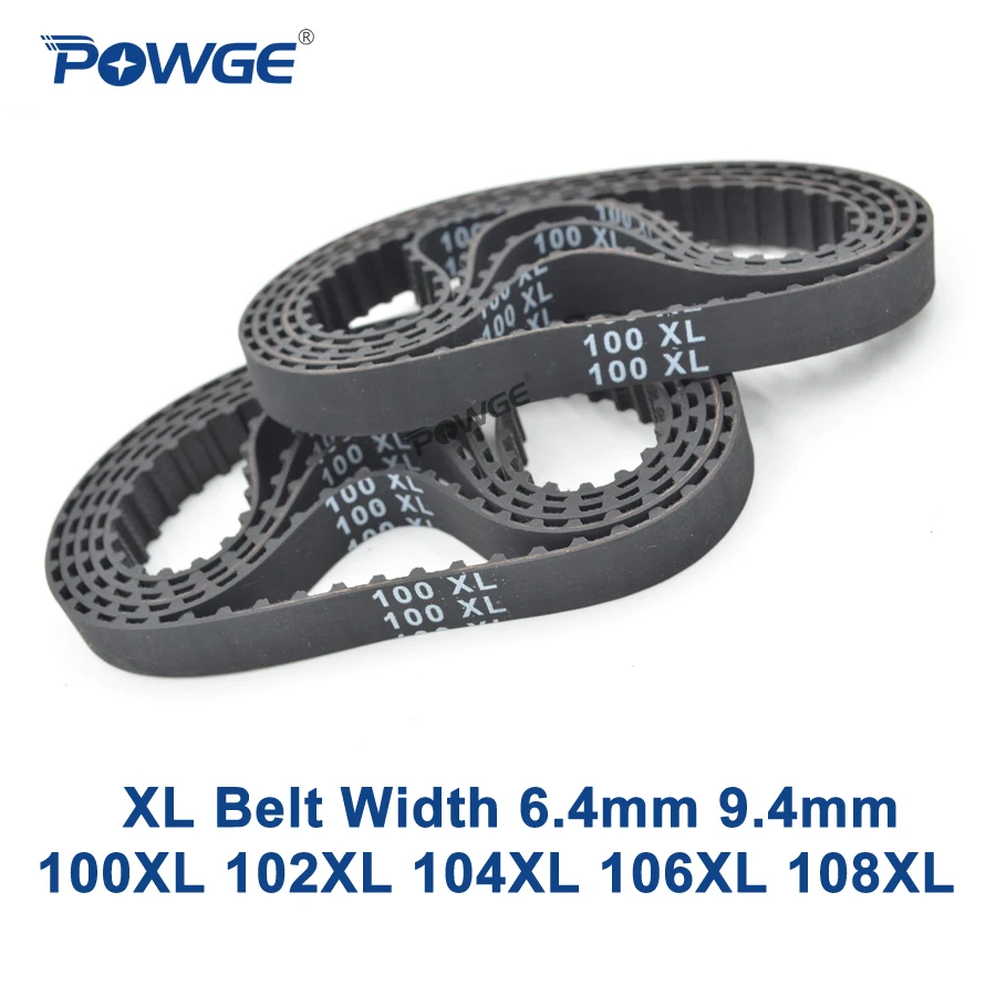 POWGE XL Ремень ГРМ 100/102/104/106/108 Ширина 025 6,4 мм 037 зубов, 50, 51, 52, 53) 54 синхронного ремня 100XL 102XL 104XL 106XL 108XL