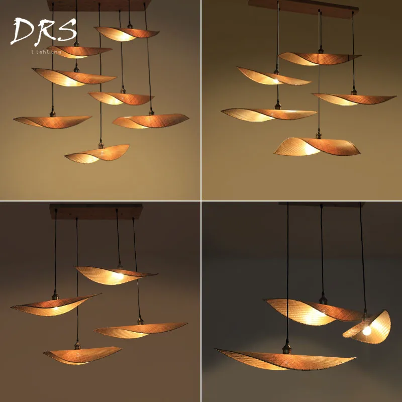 

New Chinese Chandelier Ceiling Lighting Creative Individuality Retro Chinese Style Hanging Lamp Art Southeast Luminaire Fixtures