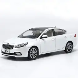 1/18 весы KIA K4 2014 белый Литье под давлением автомобильные модельные игрушки, коллекционные