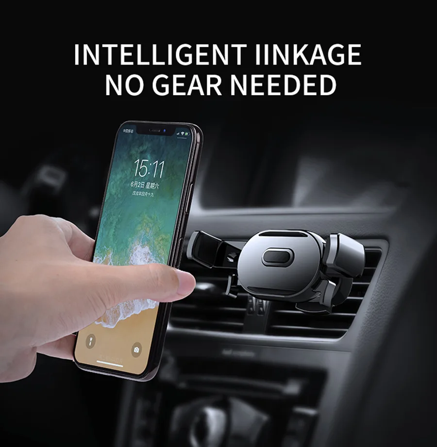 Автомобильный держатель TURATA для iPhone X, Oneplus 5t 6, автомобильный держатель для телефона с вентиляционным отверстием, вращающийся на 360 градусов, держатель для телефона в машину, подставка для samsung