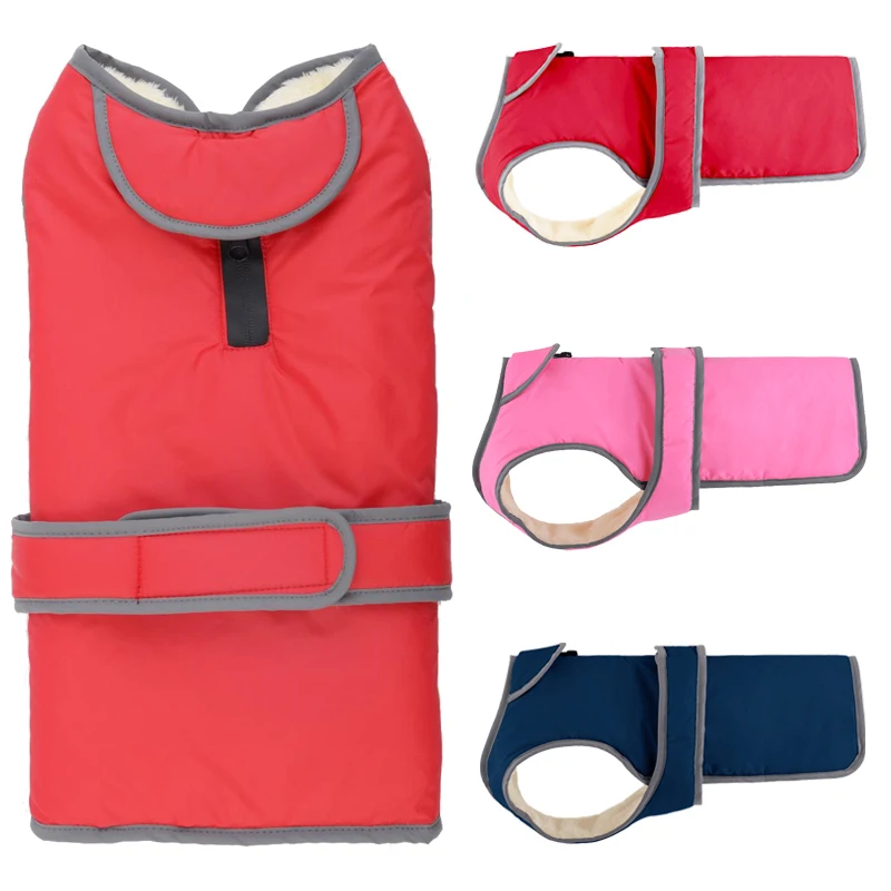 

New Winter Warm Big Dog Vest Jacket Reflective Pet Dog Clothes for Small Large Dogs Bulldog Pitbull Clothing Puppy Cat Coat