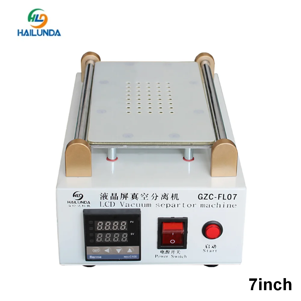 

7 inch Manual LCD Screen Separating Machine Build-in Vacuum Pump For iPhone Panel Refurbish Separator Hot Plate