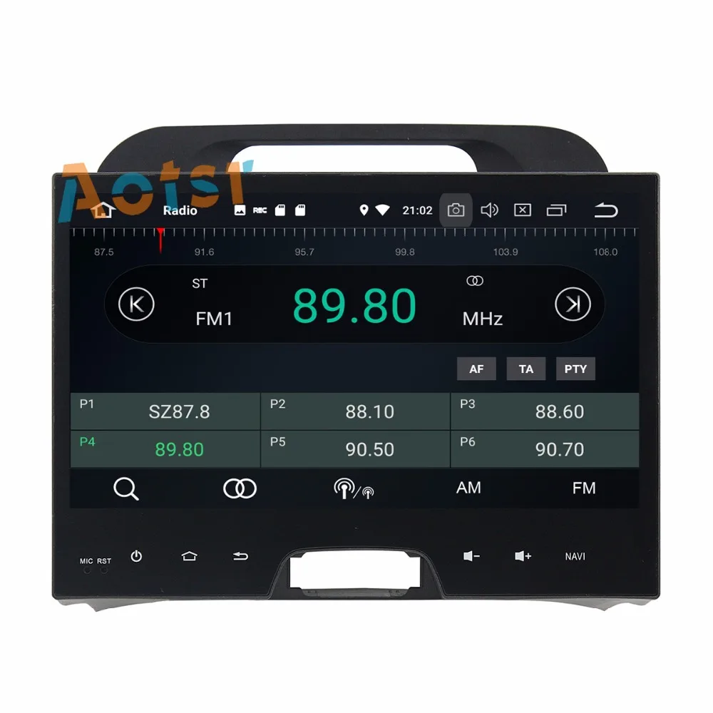 Sale IPS Screen Android 8.0 4+32G Car multimedia dvd player head unit For KIA Sportage 2013 2014 2015 GPS Navigation radio autostereo 3