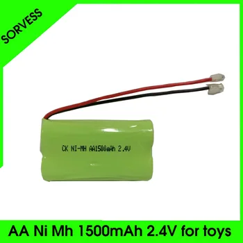 

Sorvess 1-4PCS 2.4 V AA Ni Mh Rechargeable Battery Pack 1500mAh aa NiMh Batteries For Remote Control Electric Toys Tool