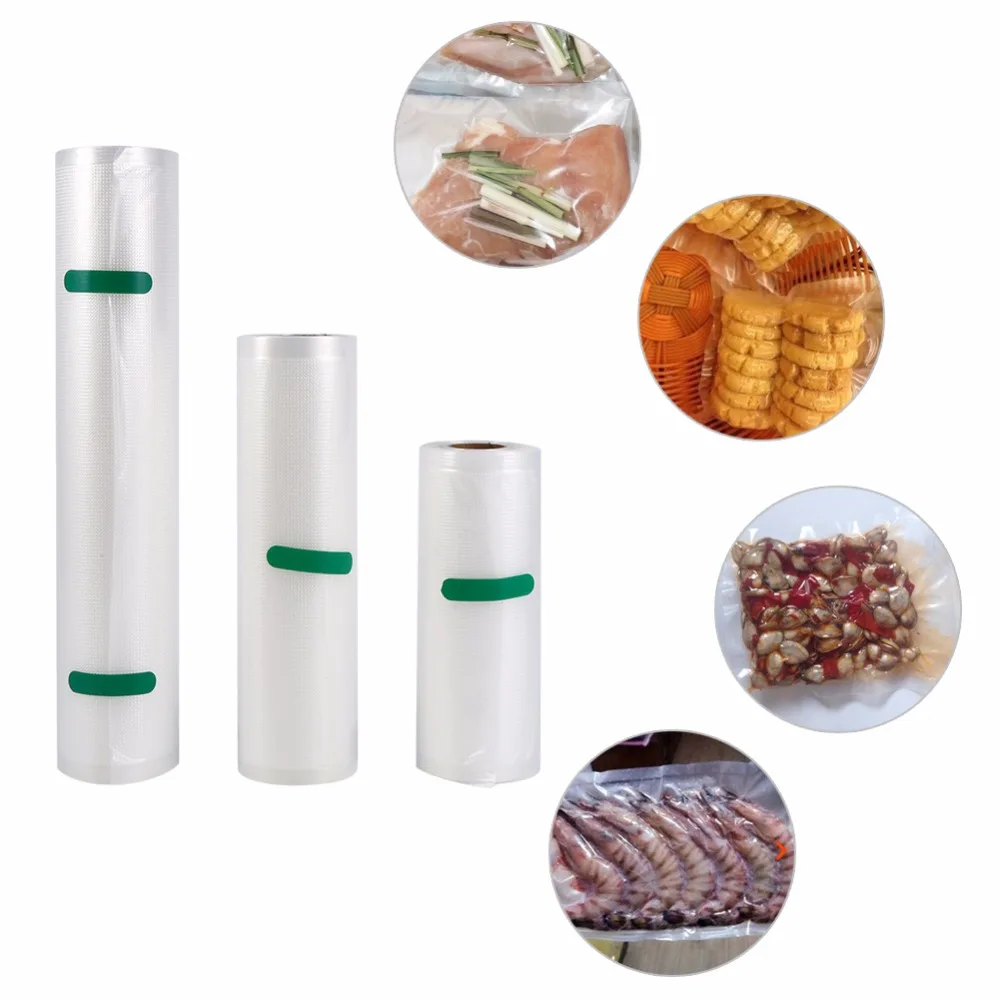 1 Roll Food Grade Sealing Machine Packages Bags For Vacuum Packaging Machine Grain Bag For