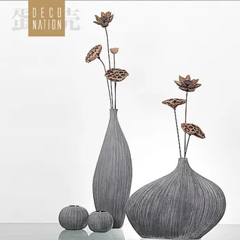 

resin creative abstract Retro flower vase pot vintage statue Candle Holder home decor crafts room decoration resin figurine gift