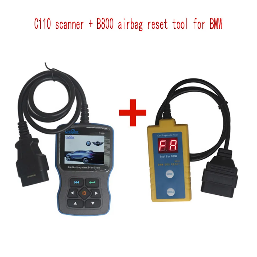 2018 hot sale Creator C110+ C110 For BMW Code Reader Plus + B800 Airbag