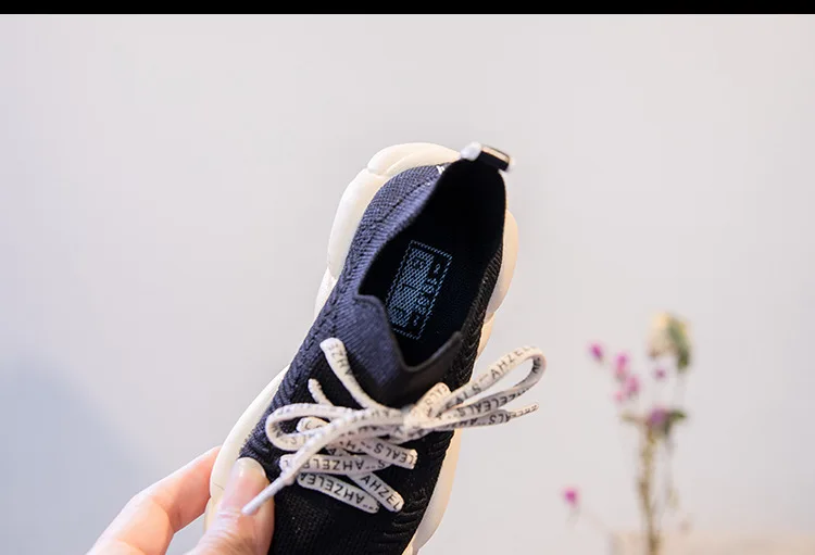 Kids Sneakers Running Children Shoes Boys Sport Shoes Girls Breathable Knit Socks Sneakers Outdoors Soft Casual Shoe (20)