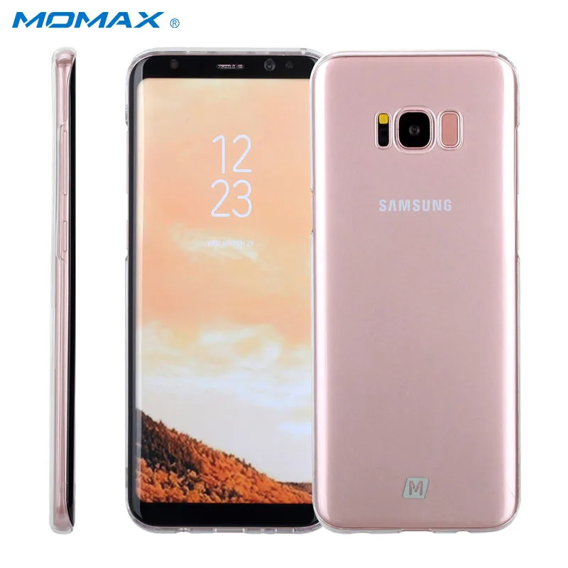 Momax Protective Cases for Samsung Galaxy S8 Plus Coque Luxury Hard PC Back Cover Ultra Slim Clear Shell Case for Samsung S8+ cases-for-s8+