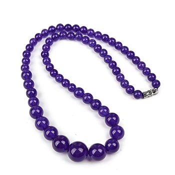 

The Pure purple jewelry pure handmade The Size is clear is Distinct purple Jasper Necklace.
