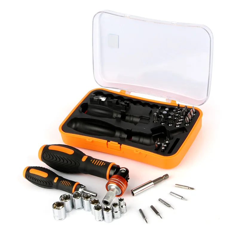 

JAKEMY JM-6101 Precision Magnetic multitool screwdriver set torx for computer cell phone home repair 53 in 1 handle tool set