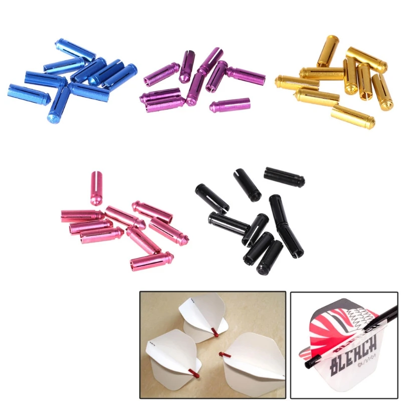 PACK OF 30 BLACK ALUMINIUM DART FLIGHT PROTECTORS CLEARANCE SALE.