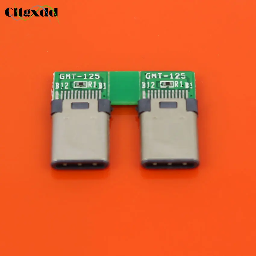 Штепсельная Вилка cltgxdd N-376 1 шт. 24 разъема USB 3 Тип C/ Type-C с платой для ПК |