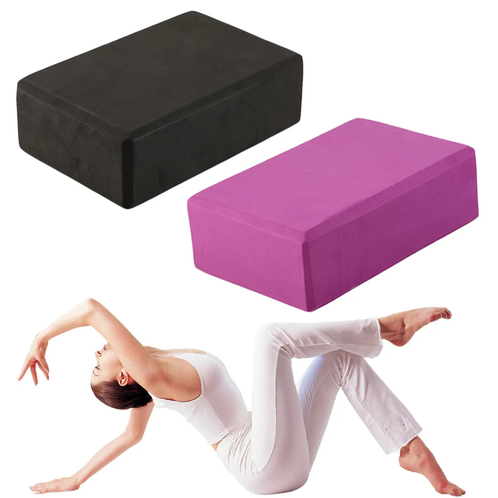 Yoga Block Exercise Fitness Sport Yoga Props Foam Brick Stretching Aid