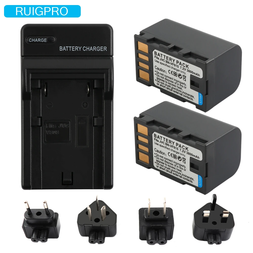 

3800mah BN-VF823 BN-VF823U BN-VF815 BN-VF808 Battery for JVC GZ-HD7 GZ-MG575 GZ-MG555 GR-D750 GR-D760 GZ-HD3 GR-D720+Charger