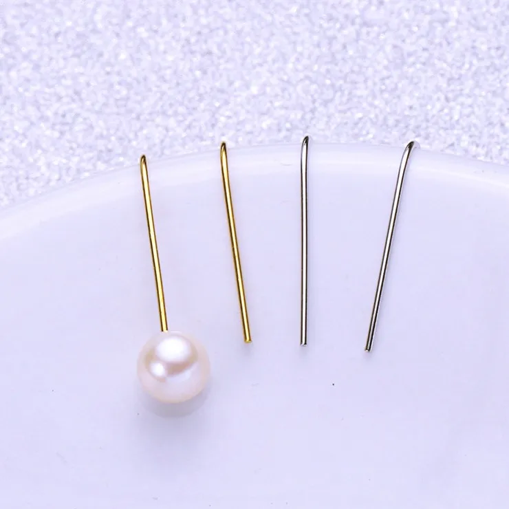 Серьги из серебра 925 пробы с жемчугом 2 цвета | Украшения и аксессуары