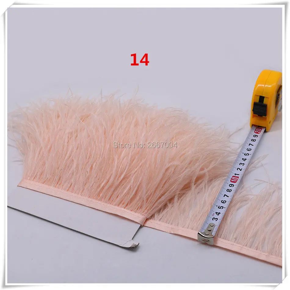 19 champagne ostrich feather fringe 5_