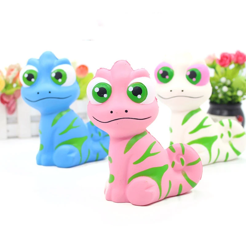 

Big Eyes Simulation Lizard Cute Squishy Slow Rising Soft Squeeze Toy Phone Strap Scented Relieve Stress Funny Kid Xmas Gift