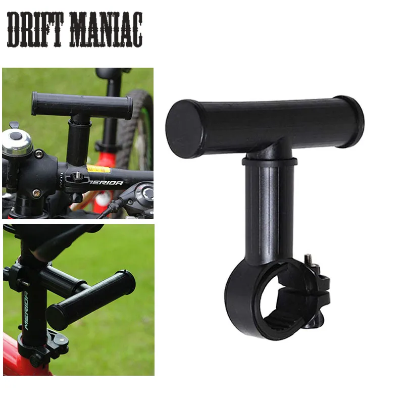 Bicycle Handlebar Extender Bike Handlebar Plastic Black Mount On Head