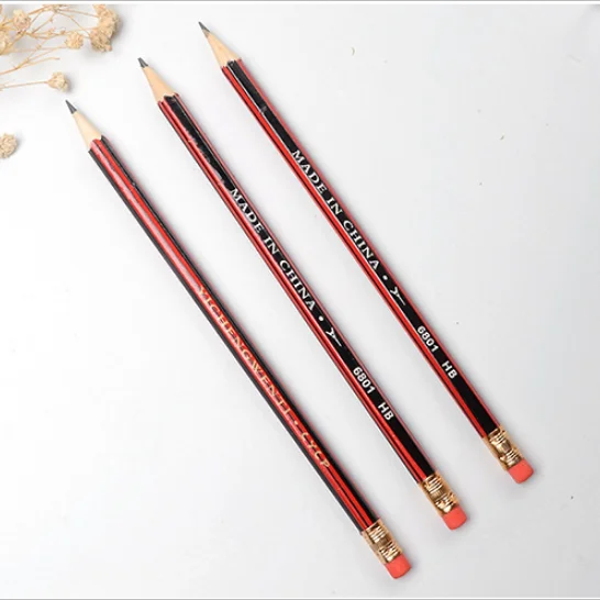 

Standard HB Wooden Lead Pencils Black Carpenter Pencil Hexagon Pen Learning Office Writing Pen School Writing Supplies