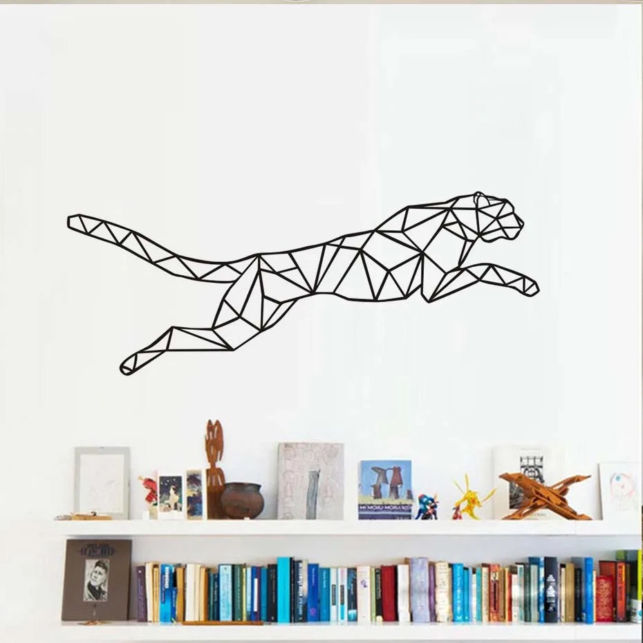 DIY Wall Decals Geometric Saltatory Cheetah Wall Stickers Home DIY Wall Decals Geometric Saltatory Cheetah Wall Stickers Home