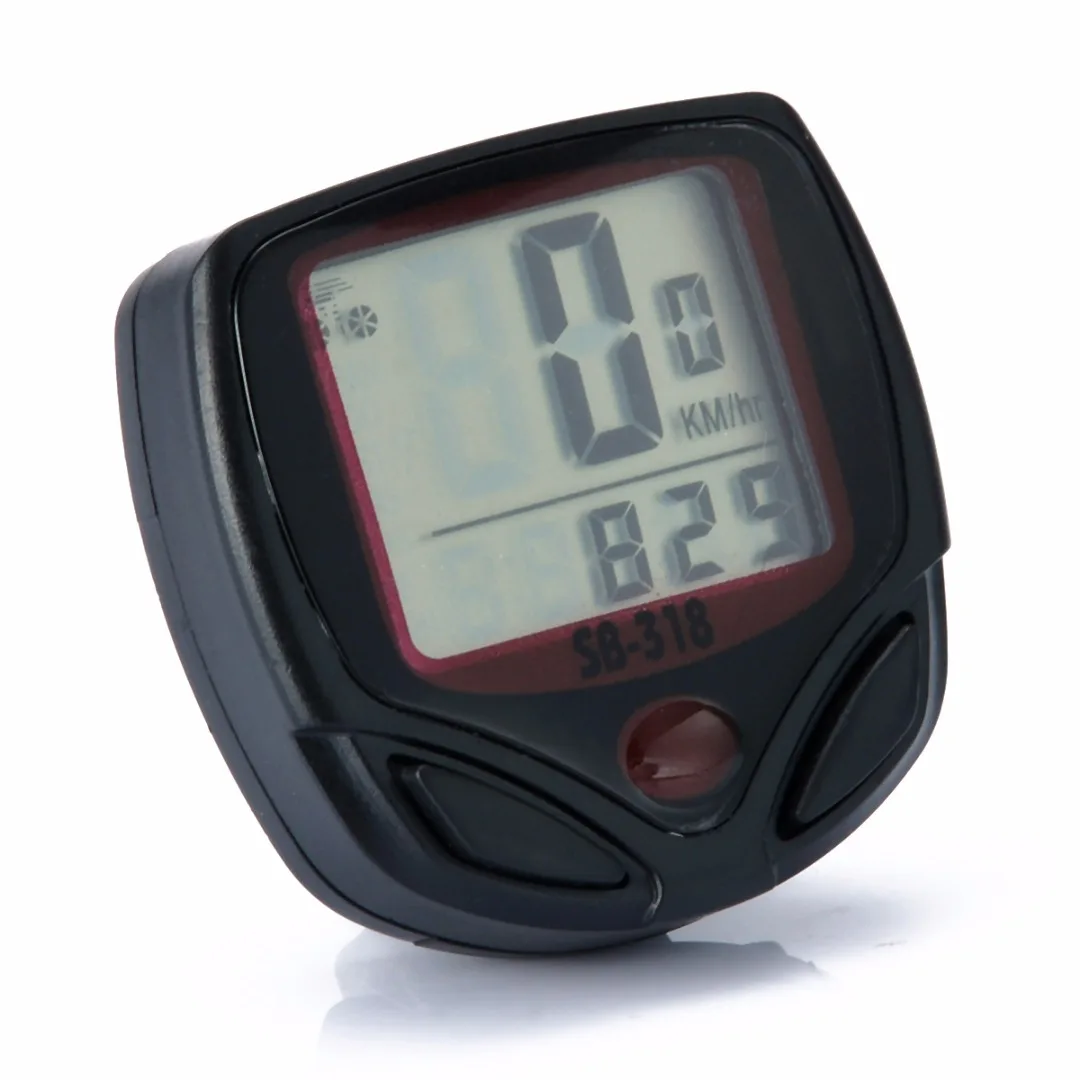 1Pcs Bicycle Computer With LCD Digital Display Waterproof Bicycle Wired Odometer Speedometer Cycling Stopwatch Bike Accessories