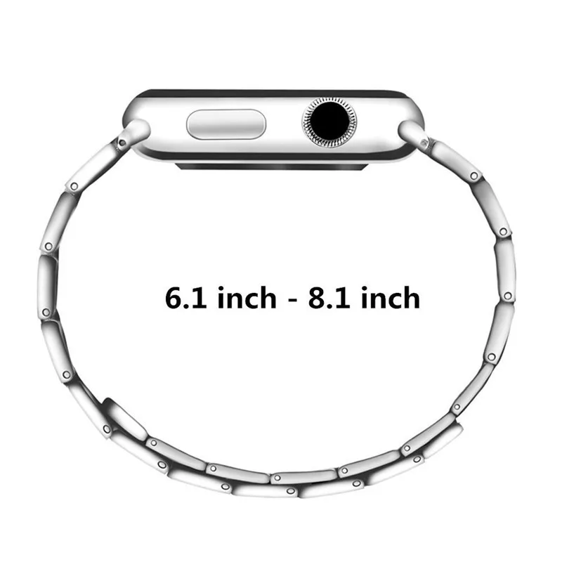 Новейший ремешок для Apple Watch 4 44 мм из нержавеющей стали с магнитной застежкой ремешок для часов Apple Series 1 2 3 ремешок для часов 42 мм