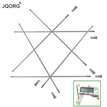 12 штук в партии, прямая головка, велосипедные спицы 304 из нержавеющей стали, Материал диаметр 2,0 мм, втулка для горного велосипеда поддерживающие части спиц