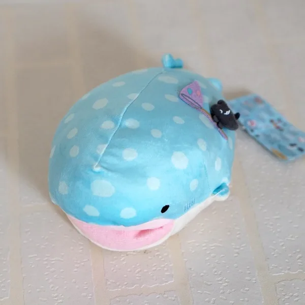 San-x КИТ синий кит Jinbesan морские животные кукла подушка День маятник Подушка Мягкие и плюшевые животные мягкая игрушка для девочек