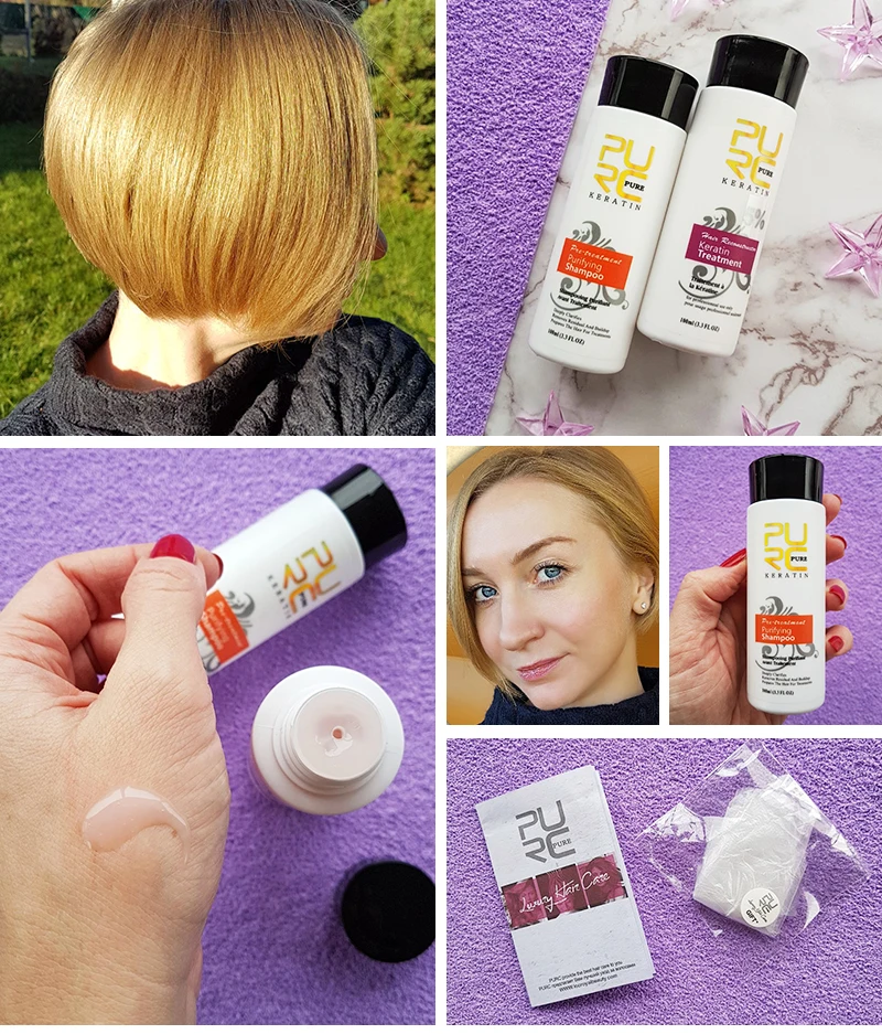PURC Keratin Straightening Hair Treatment And Purifying Shampoo + Daily Shampoo Conditioner 4Pcs hair Treatment Set PURC Keratin Straightening Hair Treatment And Purifying Shampoo + Daily Shampoo Conditioner 4Pcs hair Treatment Set