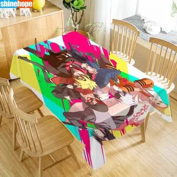 

New Arrival Custom NARUTO Table Cloth Waterproof Oxford Fabric Rectangular Tablecloth Home Party Tablecloth