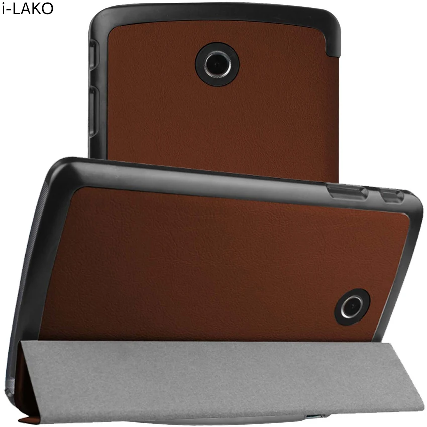 For LG G Pad F 8.0 V495 V496 Premium Trifold Ultra Slim Wallet Custer Leather Case with Stand