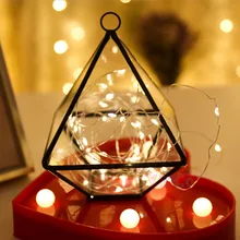 Wholesale 2M 3M 5M 10M LED Silver wire 3AA Battery Operated LED Fairy String Light for Christmas Holiday Wedding Party lights