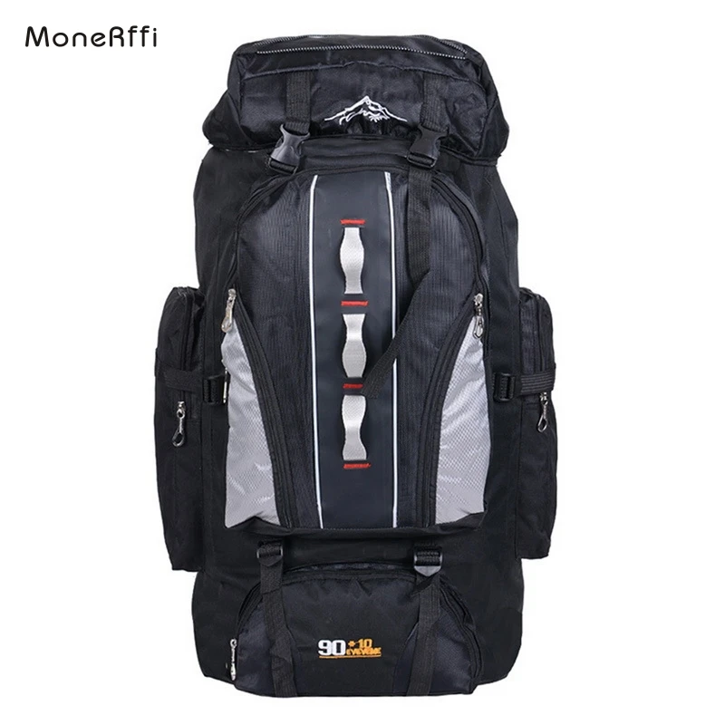 

MoneRffi Hiking Backpacks Multifunction Waterproof Outdoor Travel Bags Large Capacity Bag Men Women Backpack Climbing Bag 100L