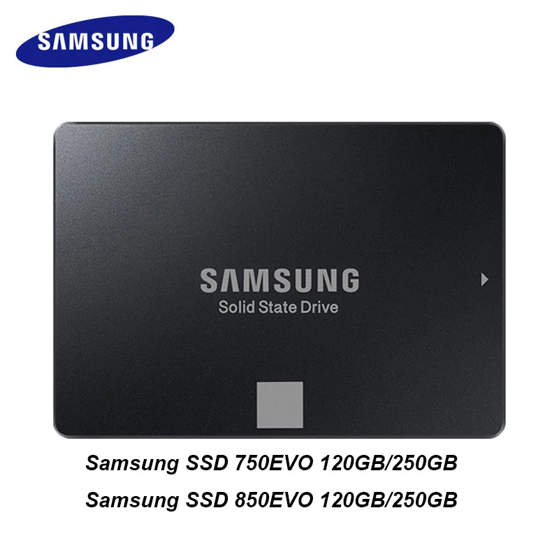 Внутренний SSD Samsung 750/850EVO 120 ГБ 250 2 5 дюйма SATA 0 для ноутбуков настольных ПК