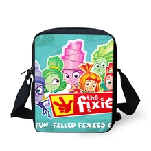 THIKIN Fixies/детские сумки с принтом через плечо для мальчиков, модная мультяшная сумка почтальонка для девочек-подростков, Детская лампа, школьная сумка для книг