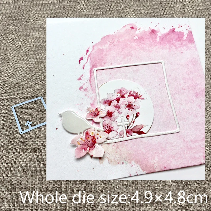 

New Design Craft Metal Cutting Die cut die cross square frame scrapbooking Album Paper Card Craft Embossing die cuts