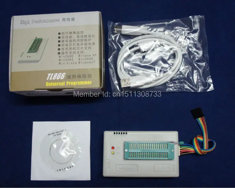 TL866A TL866 High Speed Universal Programmer Support ICSP Support FLASH EEPROM MCU SOP PLCC TSOP