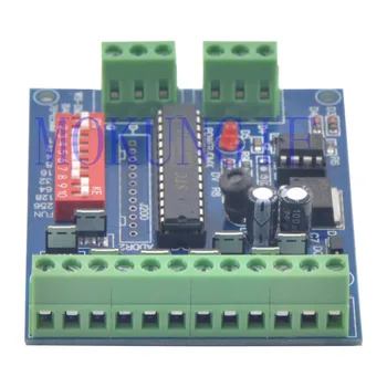 

Fast shipping 10pcs Mokungif RGBW 8 Channel DMX Controller WS-DMX-8CH-BAN-V1 2 Group RGBW 8CH Decoder for RGBW LED Strip Light