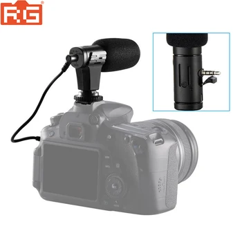 

MIC-07 PRO 3.5mm Stereo Microphone VLOG Photography Interview Digital HD Video Recording Microphone for Smartphone and Camera