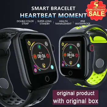 

Smart Watch Blood Pressure Heart Rate Monitor Bracelet Wristband for iOS Android