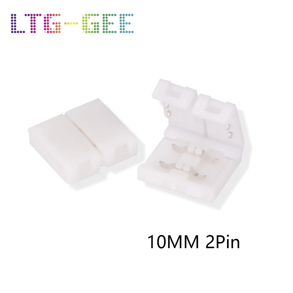 

LTG-GEE 5PCS 10mm 2pin 4pin 5pin Quick Connector Free soldering for single color 5050 LED Strip Light RGB RGBW RGBWW
